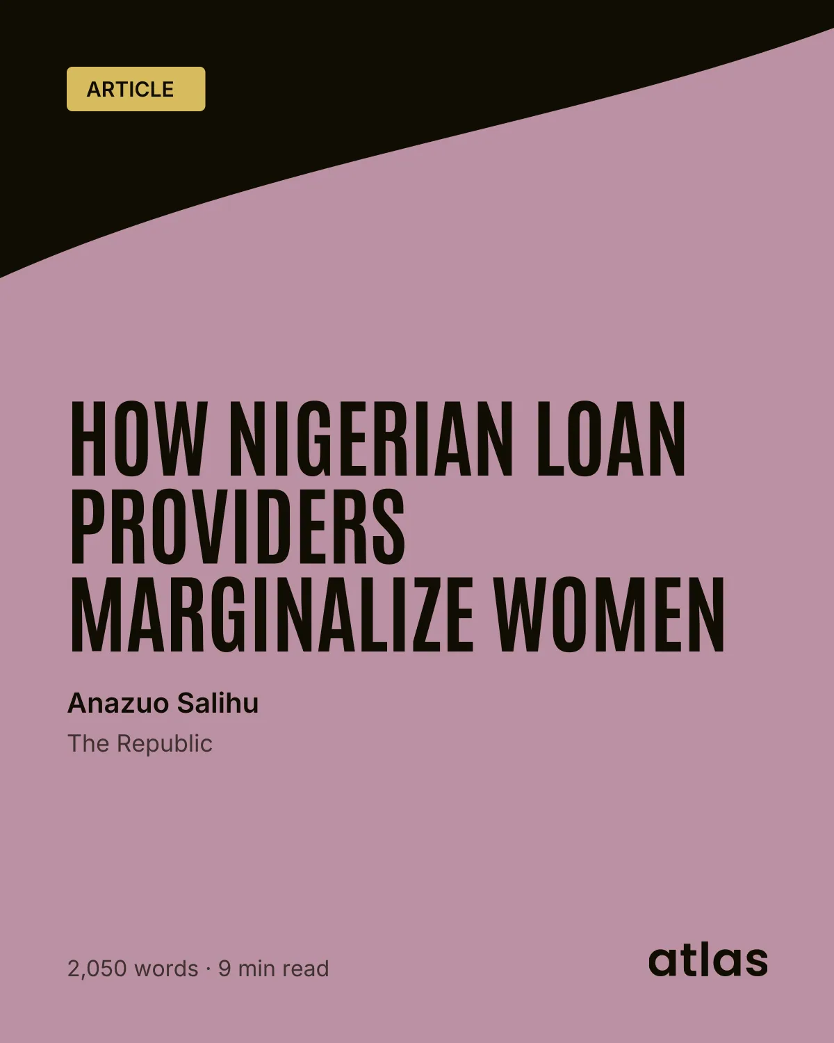 How Nigerian Loan Providers Marginalize Women